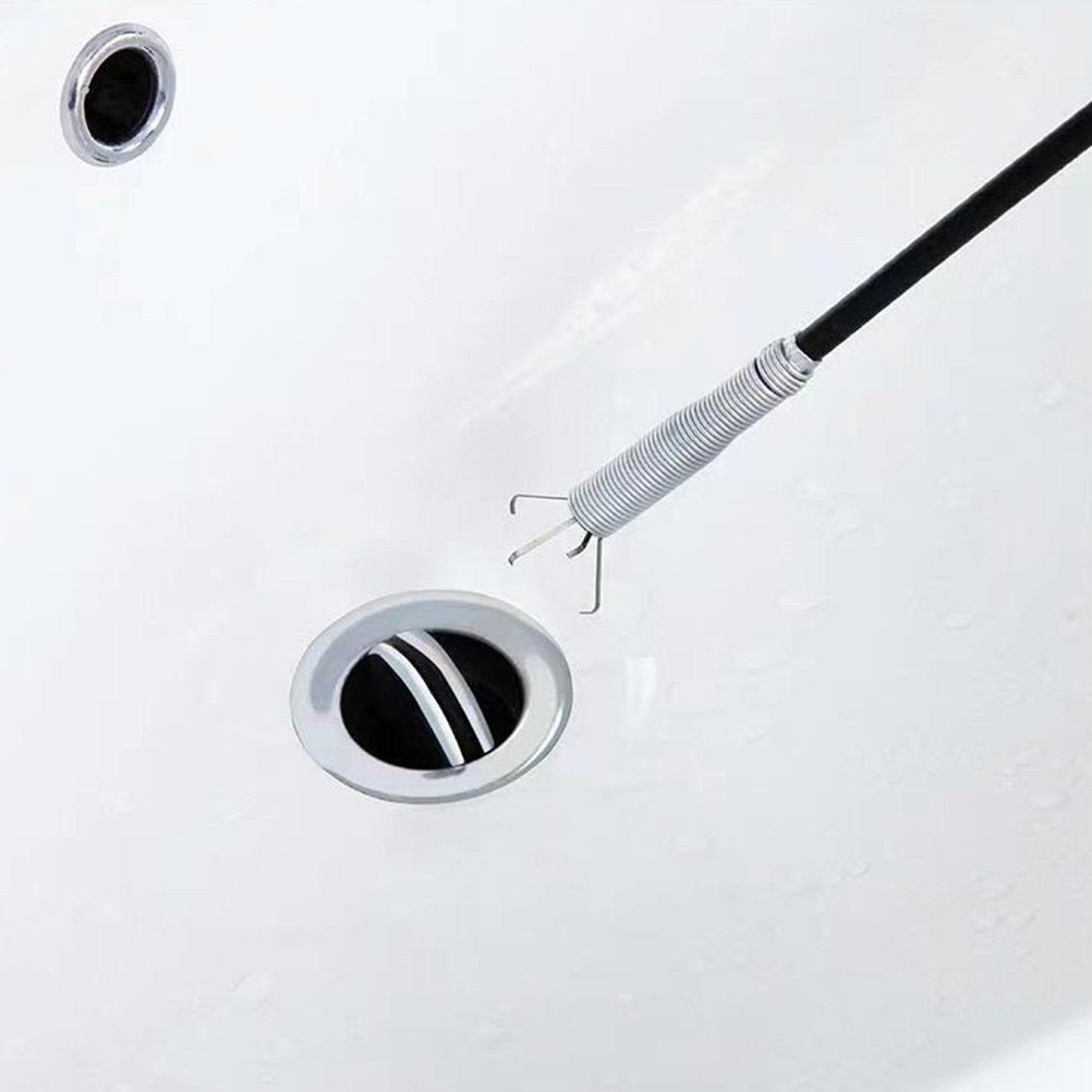 Drain Hair Catcher - قطعتان من أداة تنظيف المجاري المرنة،