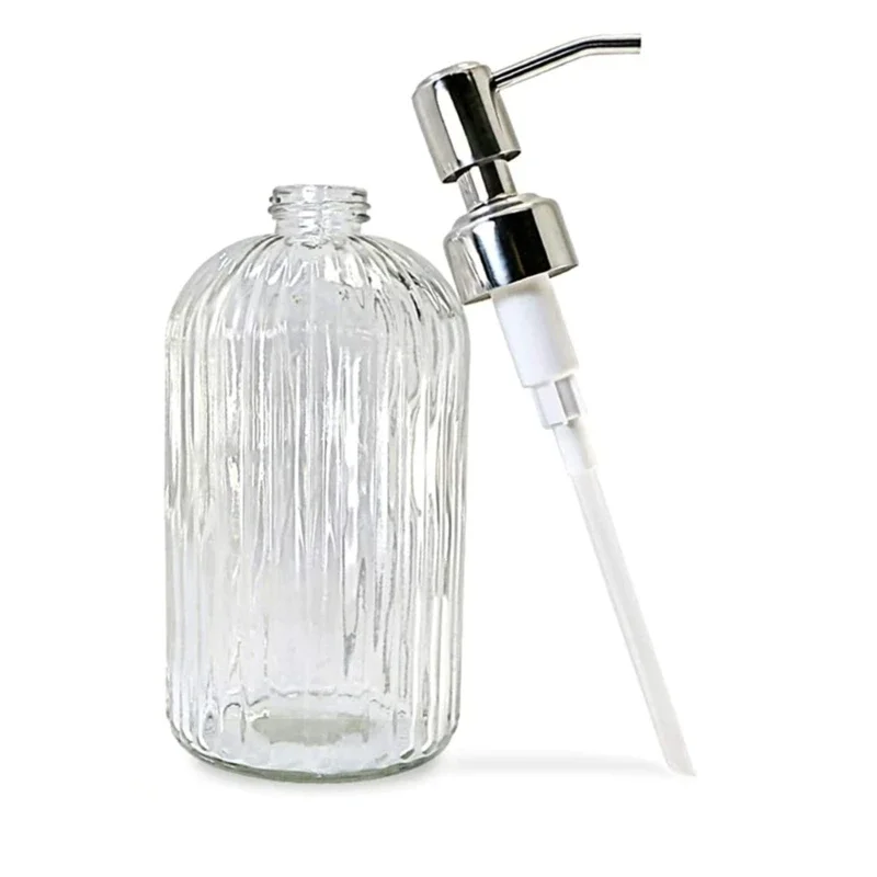 Glass Soap Dish - موزع الصابون للحمام من الزجاج الشفاف،
