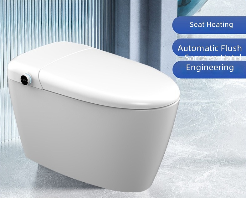 Home Bathroom - مقعد مرحاض ذكي مدفأ، مع شطف