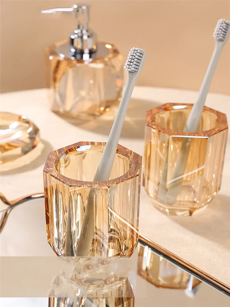 Glass Soap Dish - مجموعة الحمام، موزع الصابون السائل والزجاج
