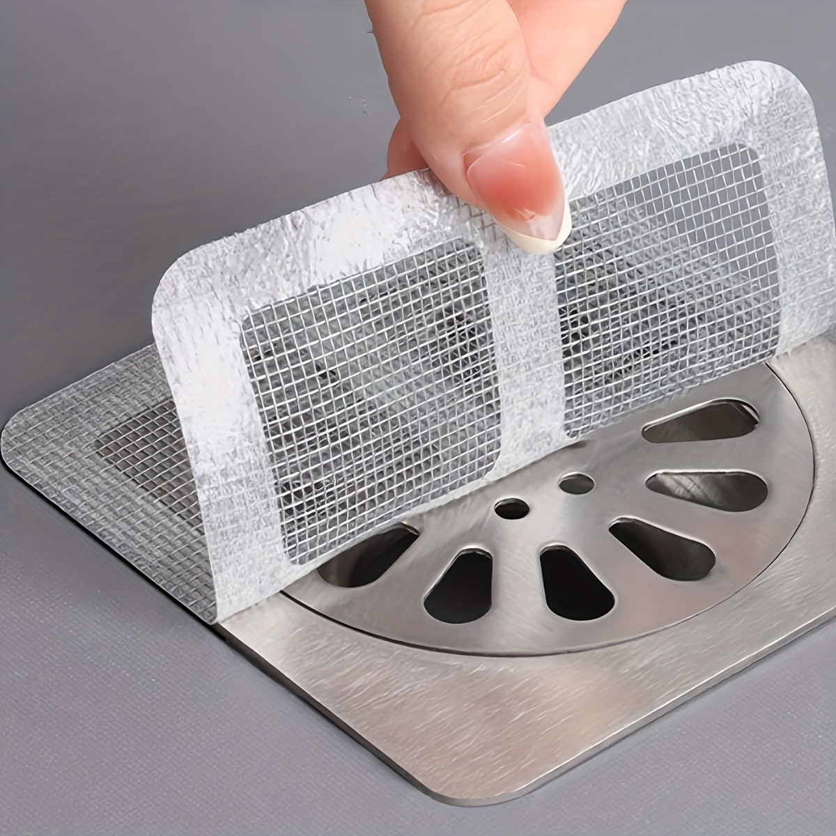 Drain Hair Catcher - ملصق تصريف أرضي للاستخدام مرة واحدة،