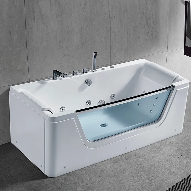 حوض جاكوزي ذكي من الأكريليك مز - مراجعة Home Bathroom Jacuzzi Tub وسعره