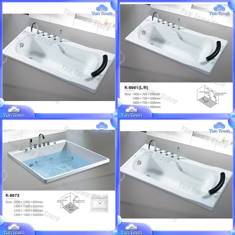حوض استحمام ساخن فردي للسبا ال - مراجعة Home Bathroom Jacuzzi Tub وسعره