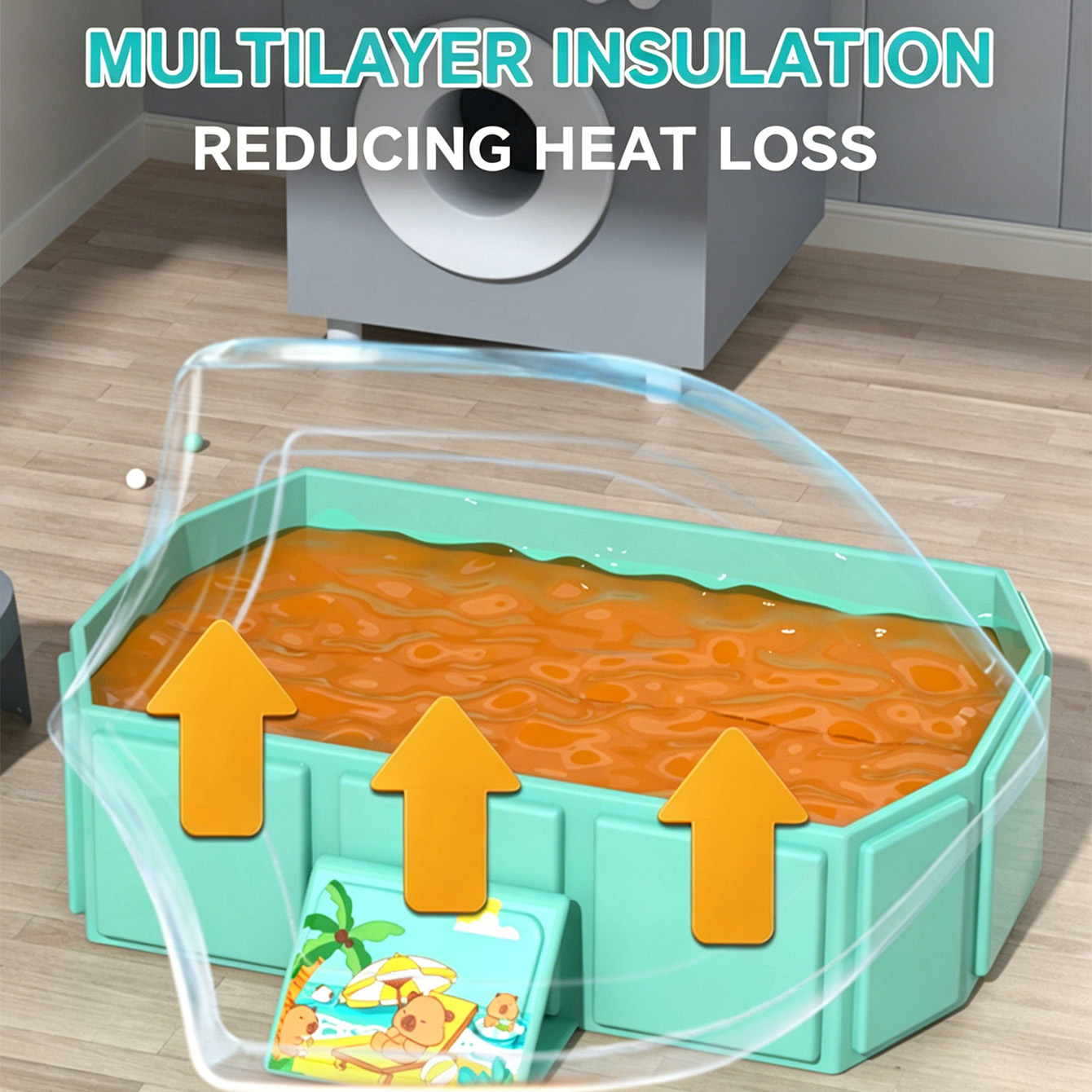 حوض استحمام قابل للطي من البول - مراجعة Home Bathroom Tub وسعره