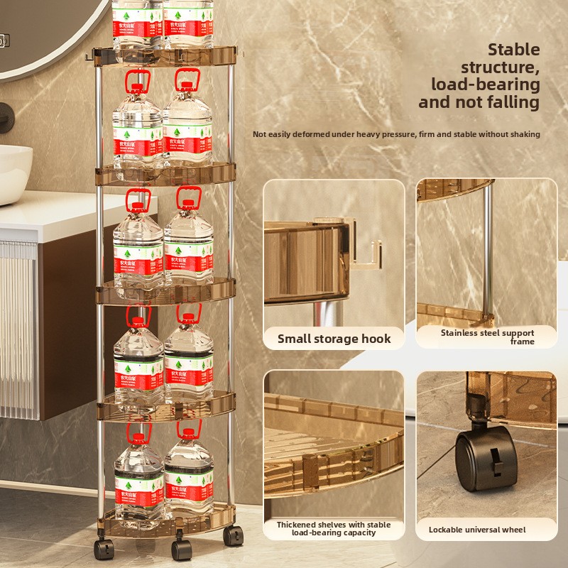 رف تخزين للحمام متعدد الطبقات، - مراجعة Bathroom Home Essentials Store وسعره