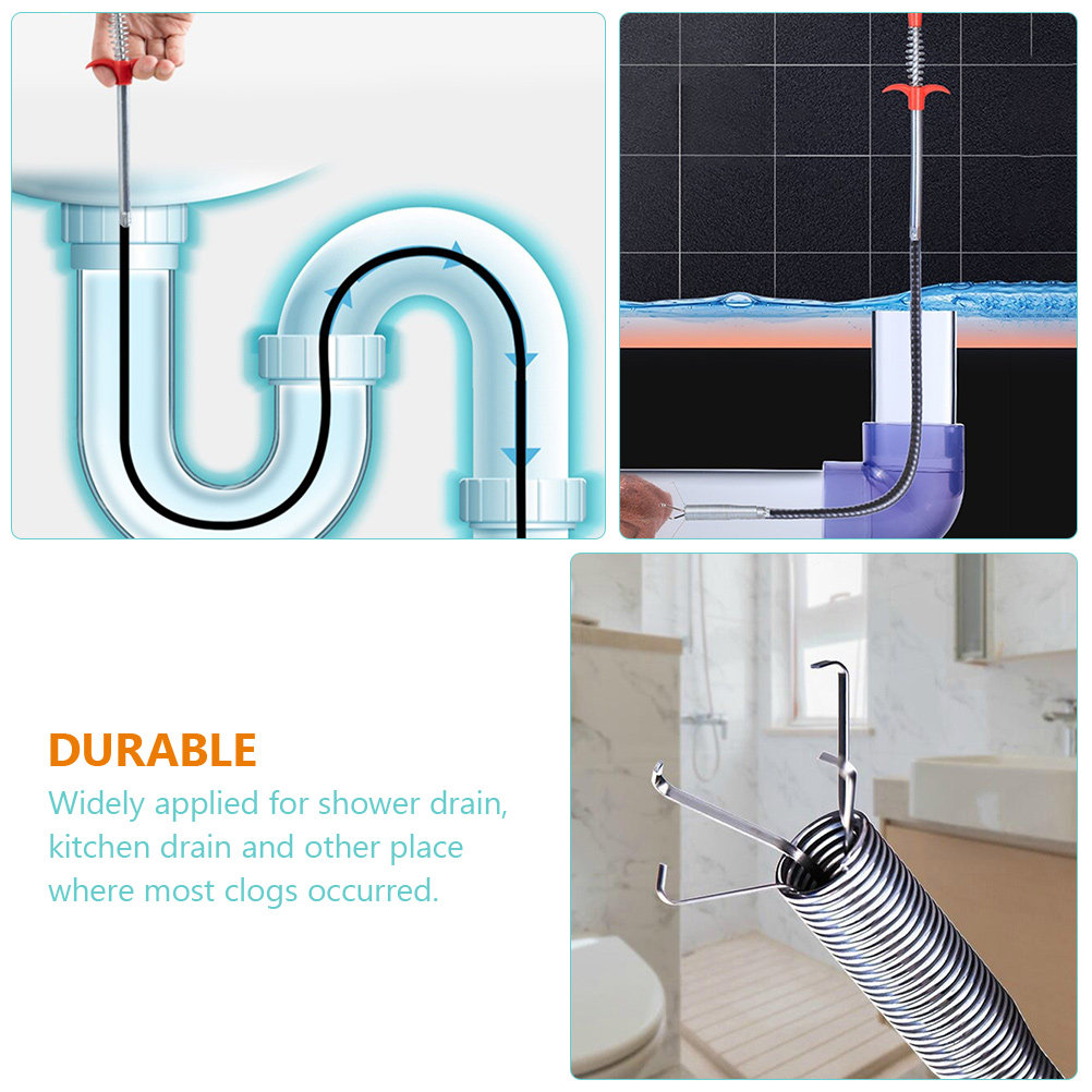 قطعتان من أداة تنظيف المجاري ا - مراجعة Drain Hair Catcher وسعره
