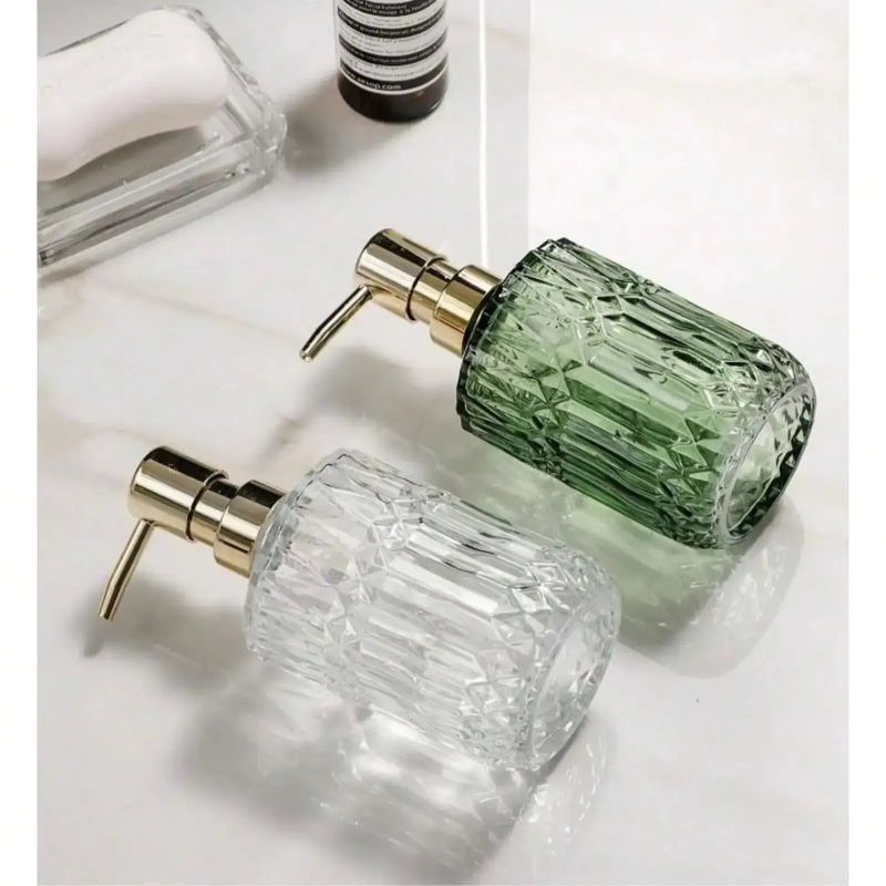موزع صابون سائل يدوي سعة 400 م - مراجعة Glass Soap Dish وسعره