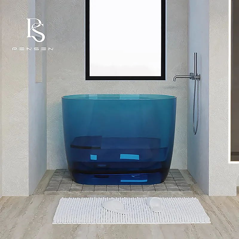 حوض استحمام عميق من الراتنج ال - مراجعة Home Bathroom Tub وسعره