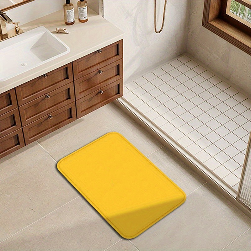 1 قطعة الحصير الباب نمط الأصفر - مراجعة Home Bathroom Door Design وسعره