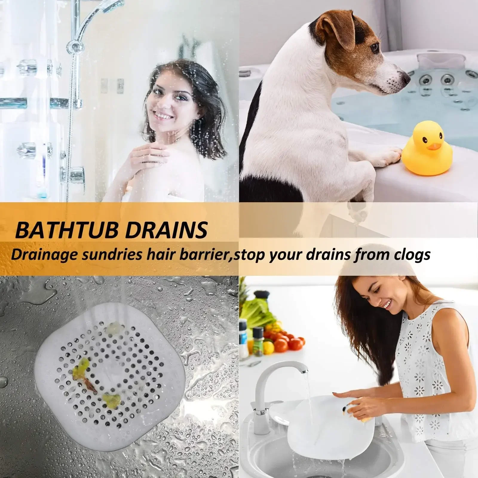 المكونات سدادة المطبخ المجاري  - مراجعة Drain Hair Catcher وسعره