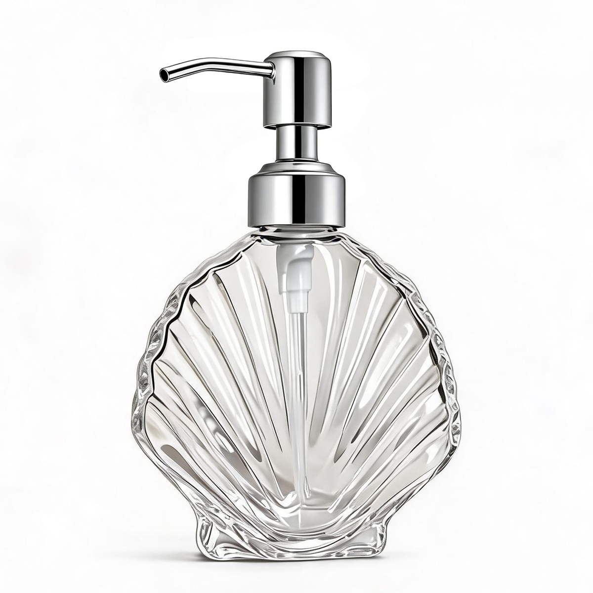 موزع صابون زجاجي مزخرف بتصميم  - مراجعة Glass Soap Dish وسعره