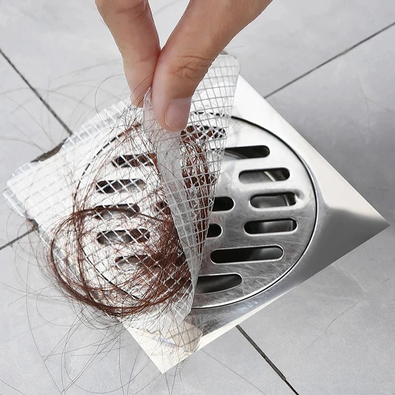 10-50 قطعة ملصقات شبكية للاستخ - مراجعة Drain Hair Catcher وسعره