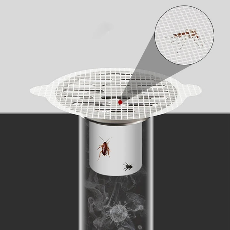 10-50 قطعة ملصقات شبكية للاستخ - مراجعة Drain Hair Catcher وسعره