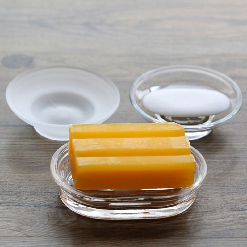 2022 جديد صحن الصابون صندوق تخ - مراجعة Glass Soap Dish وسعره