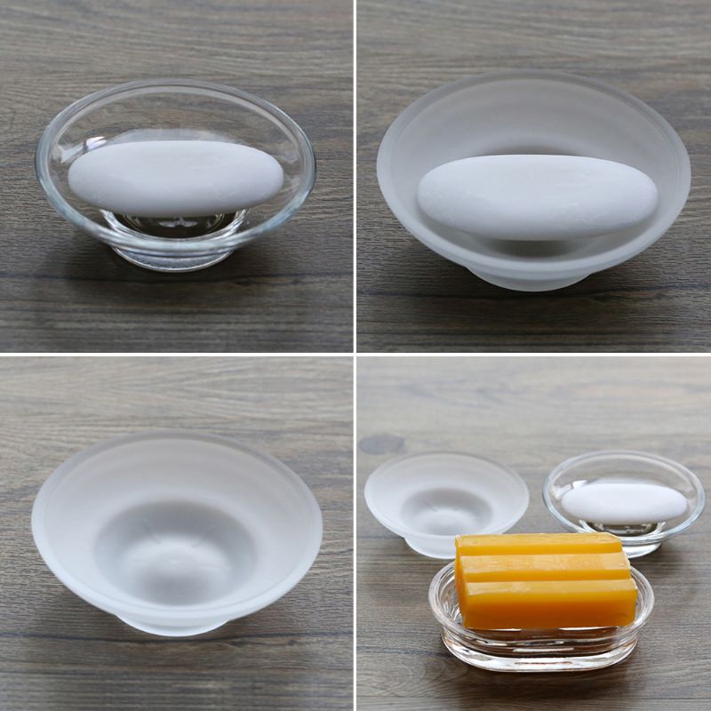 2022 جديد صحن الصابون صندوق تخ - مراجعة Glass Soap Dish وسعره
