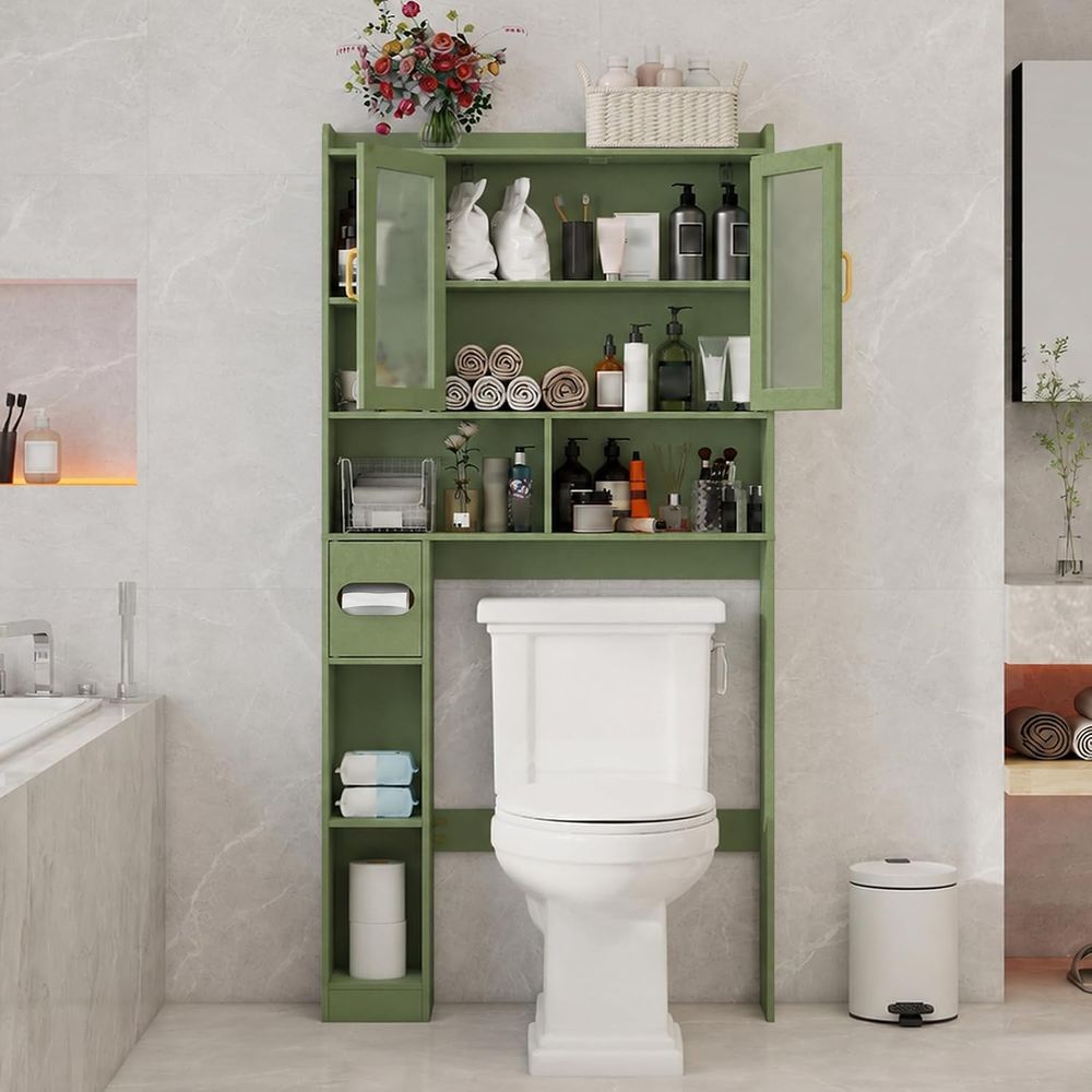 خزانة تخزين أكريليكية فوق المر - مراجعة Home Bathroom وسعره