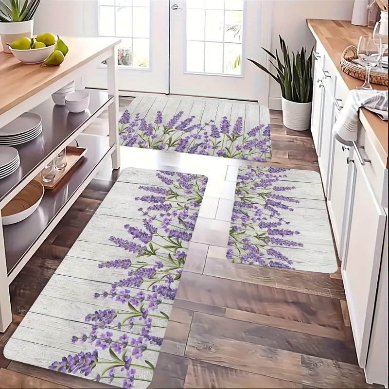 سجادة مطبخ على شكل زهور ونباتا - مراجعة Home Bathroom Door Design وسعره