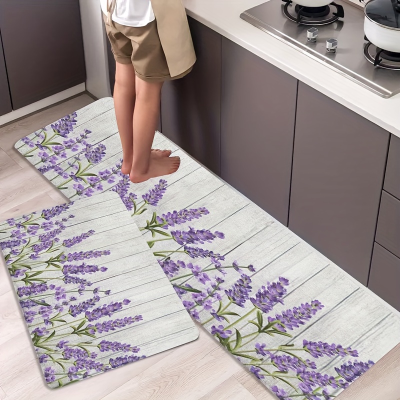 سجادة مطبخ على شكل زهور ونباتا - مراجعة Home Bathroom Door Design وسعره