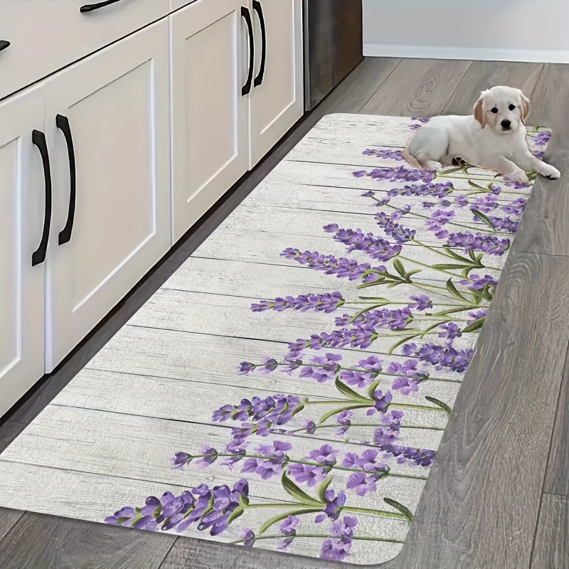 سجادة مطبخ على شكل زهور ونباتا - مراجعة Home Bathroom Door Design وسعره